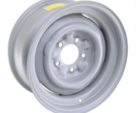 GM Factory Style Stamped Steel Wheel, Gray, 15x7