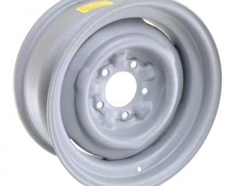 GM Factory Style Stamped Steel Wheel, Gray, 15x8