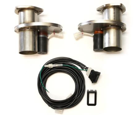 Doug's Headers Electric Exhaust Cutout for 2 1/2" Tubing (Pair) DEC250A