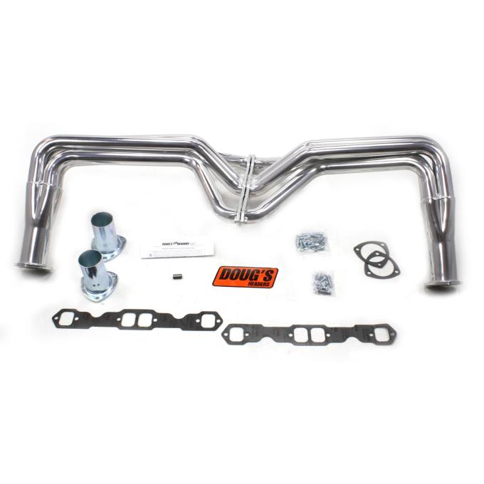 Doug's Headers 1955-57 Chevy Passenger Car/Wagon without A/C 1 3/4" Fenderwell Chevy Small Block 265/283 Engine Swap Header D355
