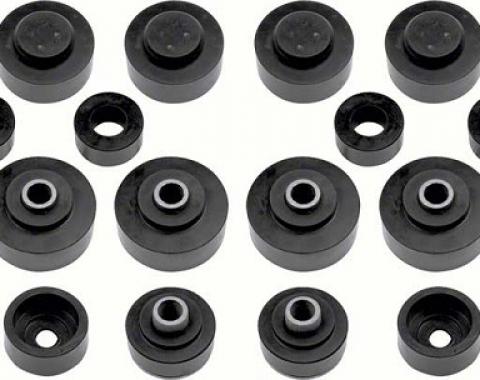 Full Size Chevy Body Mounting Bushings, Convertible, 1967-1968