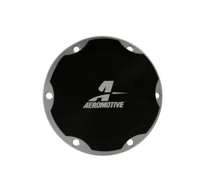 Aeromotive Billet Fuel Cell Fillcaps: Bolt-On, Black / 6-Bolt 18730