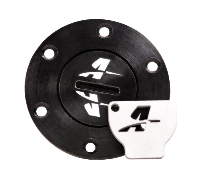 Aeromotive Screw on Fillcap, 1.5" Black w/Key 18720