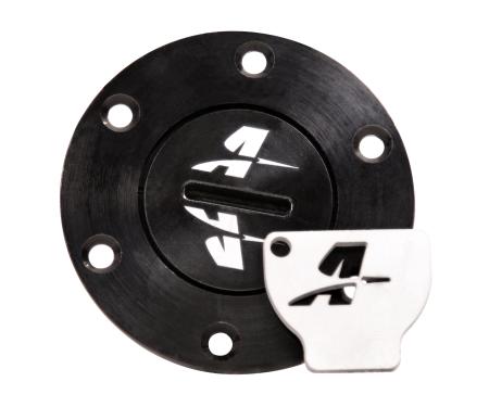 Aeromotive Screw on Fillcap, 1.5" Black w/Key 18720