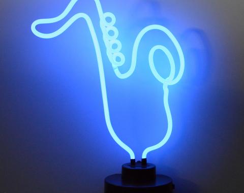 Neonetics Neon Sculptures, Saxophone Neon Sculpture