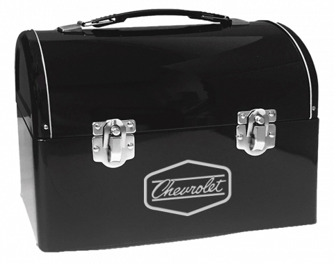 Chevrolet Retro Metal Domed Lunch Box