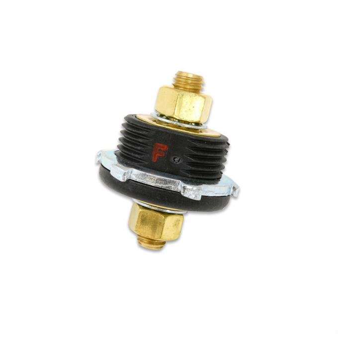 Taylor Cable Thru Panel Battery Connector 3/8 inch threaded stud, Fits 1-1/4 inch hole, Spinner Nut included, 6-36VDC 21502