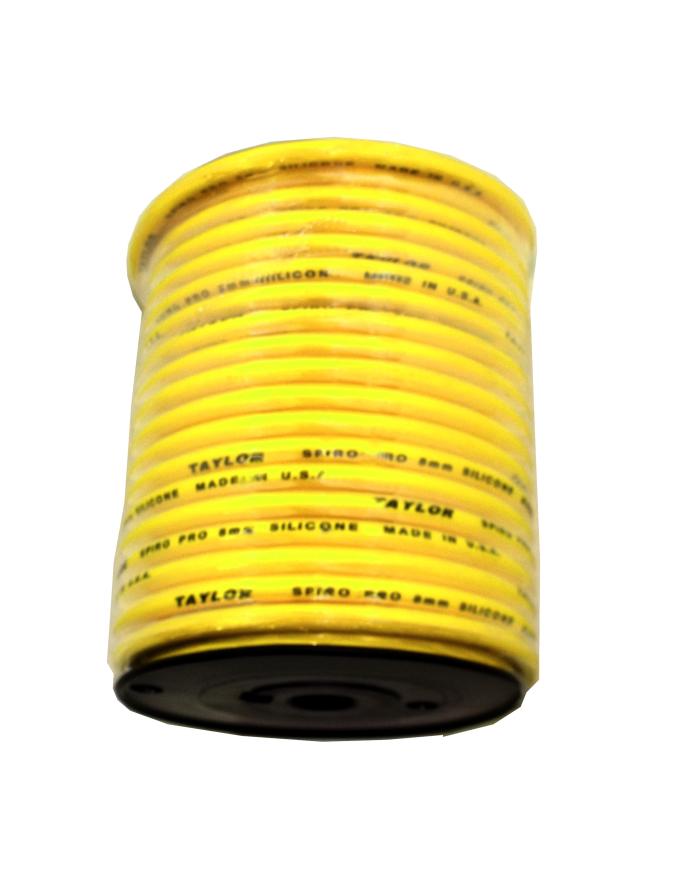 Taylor Cable 8mm Spiro-Pro Bulk Spark Plug Wire, Yellow, 100 Feet 35472
