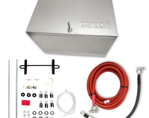 Taylor Cable 100 Series Aluminum Battery Box with 2 Gauge Battery Cable Kit 48101