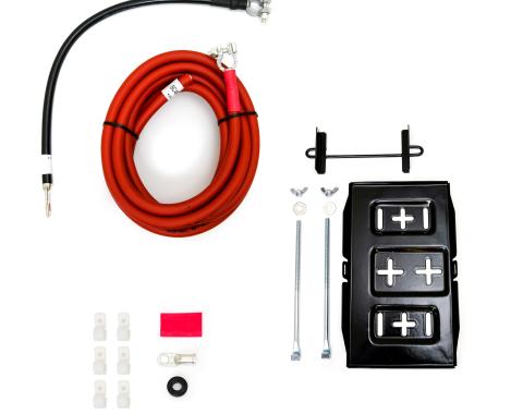 Taylor Cable Single Trunk Mount Battery Relocation Kit with 1 Gauge Battery Cable 48010