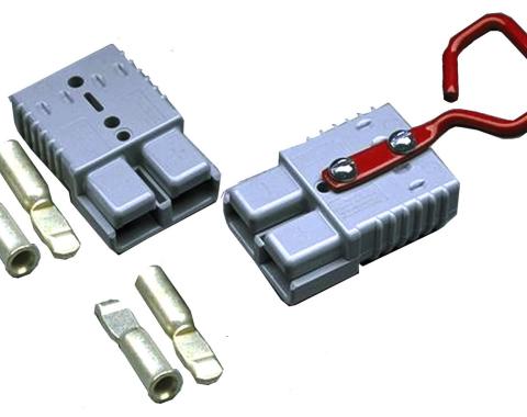 Taylor Cable Quick Connect Power Plug Set with handles and 4 terminals, wires up to 2 Ga, 175 Amp rating 21518