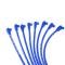 Taylor Cable Chevy Big Block Race Fit 10.4mm 409 Series Spark Plug Wire Set with Under Headers HEI Fitment, Blue, 90&deg; Spark Plug Boot Angle 79602