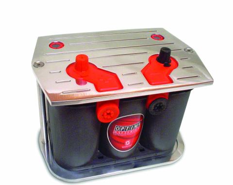 Taylor Cable Billet Aluminum Optima Battery Tray for Group 34/78 Optima Batteries 48220