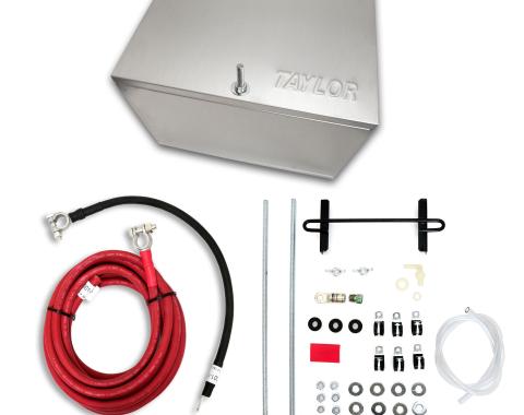 Taylor Cable 100 Series Aluminum Battery Box with 1 Gauge Welding Cable Kit 48104