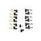 Taylor Cable Universal 8mm Spiro-Pro Spark Plug Wire Set, 6 Cylinders, 180&deg; Spark Plug Boot Angle, Black 73045
