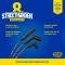 Taylor Cable Universal 8mm StreeThunder Spark Plug Wire Set, 6 Cylinders, 180&deg; Spark Plug Boot Angle, Black 50045