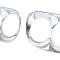 AMD Headlamp Bezels, Chrome Steel, LH/RH Pair, 58-59 Chevy GMC Pickup X145-4058-P