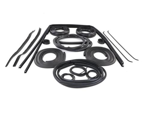 AMD Weatherstrip Kit, 11pcs, Full Truck, with Reveal Trim Groove, 49-50 Chevy GMC Pickup X599-4049-1S