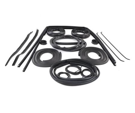 AMD Weatherstrip Kit, 11pcs, Full Truck, with Reveal Trim Groove, 49-50 Chevy GMC Pickup X599-4049-1S