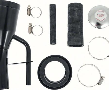 AMD Fuel Filler Neck Kit, Chrome Cap, In Cab Tank, 55-59 Chevy GMC Pickup Truck X891-4055-S