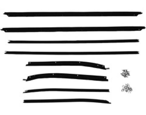 Metro Moulded Parts Window Sweeper Set, 71-72 Chevrolet Impala, 73-75 Caprice Convertible, 8 Piece WC 7200-90