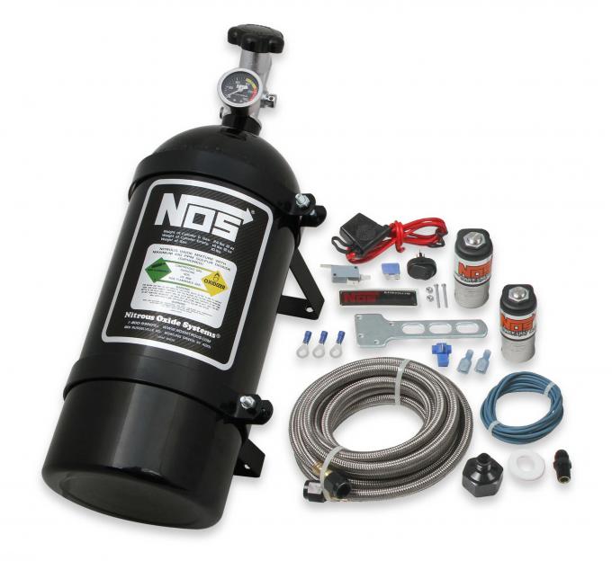 NOS Powershot Wet Basic Nitrous Kit without Injector Plate, Black 05000BNOS