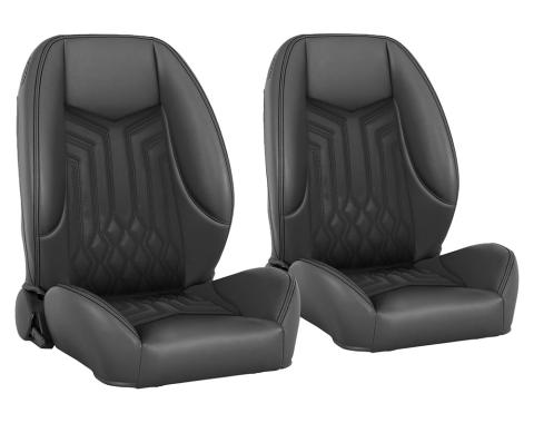 TMI Pro-Low Back Bucket Seats, Sport-DDL Pattern 47-9315