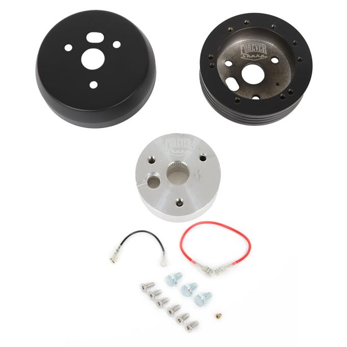 TMI Steering Wheel Installation Kit, Flat Black   1957-1968 Chevrolet/Pontiac/GMC , Flat Black 27-902BK