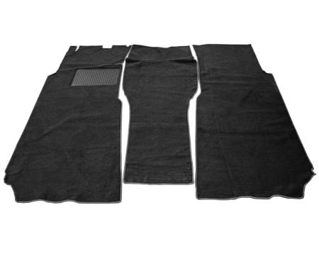 TMI Premium Carpet Kit,  1955-1957 Chevrolet Bel Air Hardtop, Black Loop Carpet 34-F83500-301