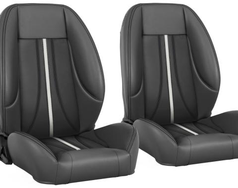 TMI Pro-Low Back Bucket Seats, Sport-AR2 Pattern 47-9316