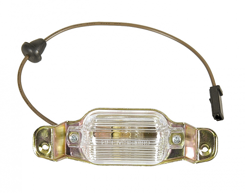 Camaro, License Lamp Assembly, Reproduction, 1967-1969