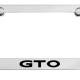 GTO Chrome Elite License Frame, GTO, Dual Logo