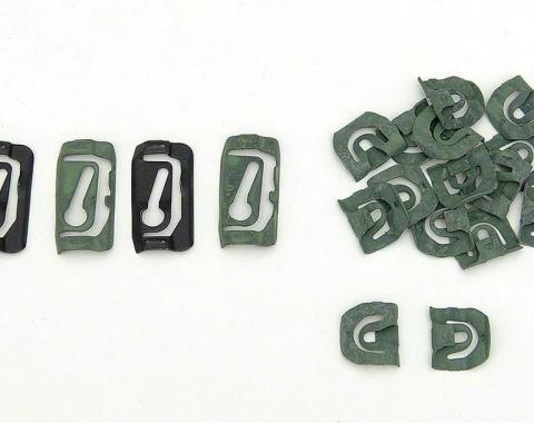 Redline Restomotive® 1965-1972 Chevrolet Full Size Vehicles Rear Glass Clip Set