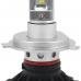 RedLine LumTronix 7 Inch Round White Diamond No Halo Headlights with NovaStar GX LED Bulb, Pair HH-001LED