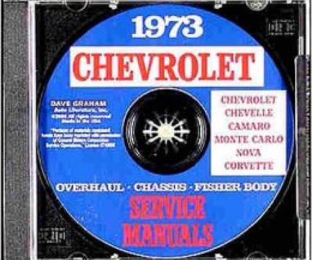 Chevy Service Manual On CD, 1973