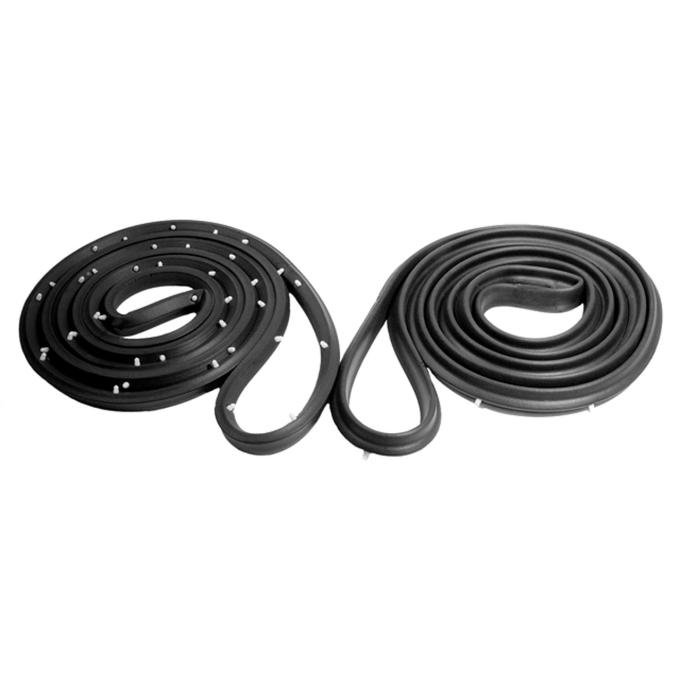 Metro Moulded Parts 1961-1964 Pontiac / Oldsmobile / Cadillac / Buick / Chevrolet Front Molded Door Seals with Clips LM 21-B