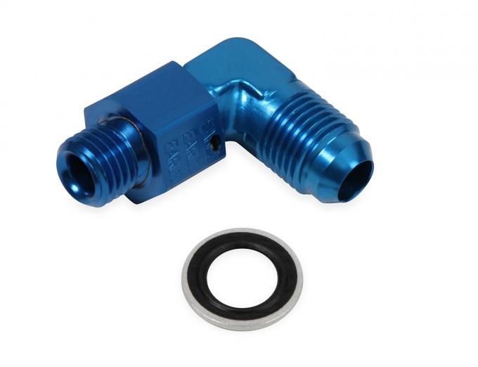 Earl's 90 Degree -6 an Male to 12mm X 1.5 Swivel 949092ERL