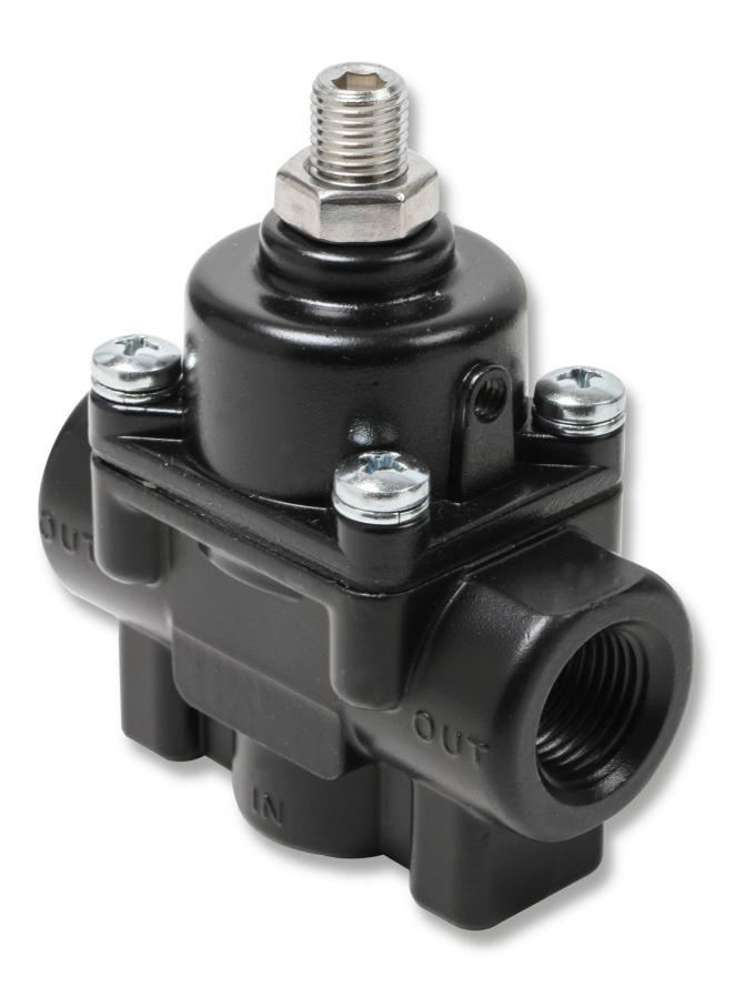 Earl's Adjustable Fuel Pressure Regulator, Carbureted, Black, 1-4 PSI 12850ERL