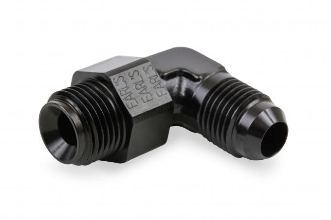 Earl's 90 Degree -6 an Male to 5/8"-18 Inverted Flare Male Swivel AT949096ERL
