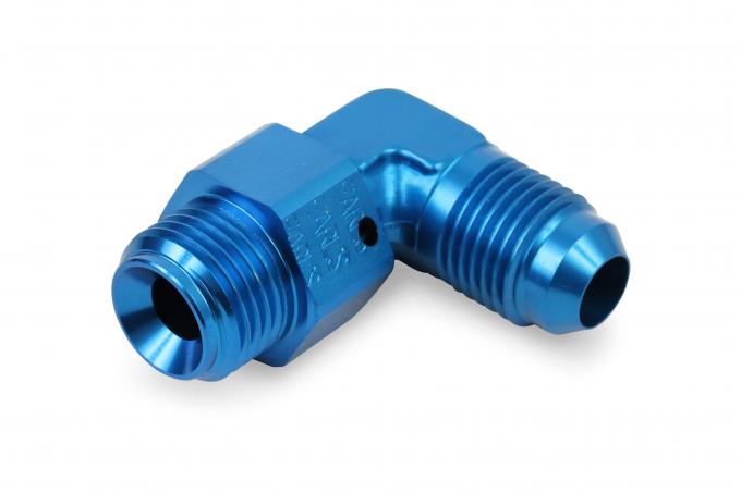 Earl's 90 Degree -6 an Male to 5/8"-18 Inverted Flare Male Swivel 949096ERL