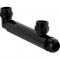 Earl's Adjustable Coolant Cross-Over Tube -16 an X (2) -12 AN LS0035ERL