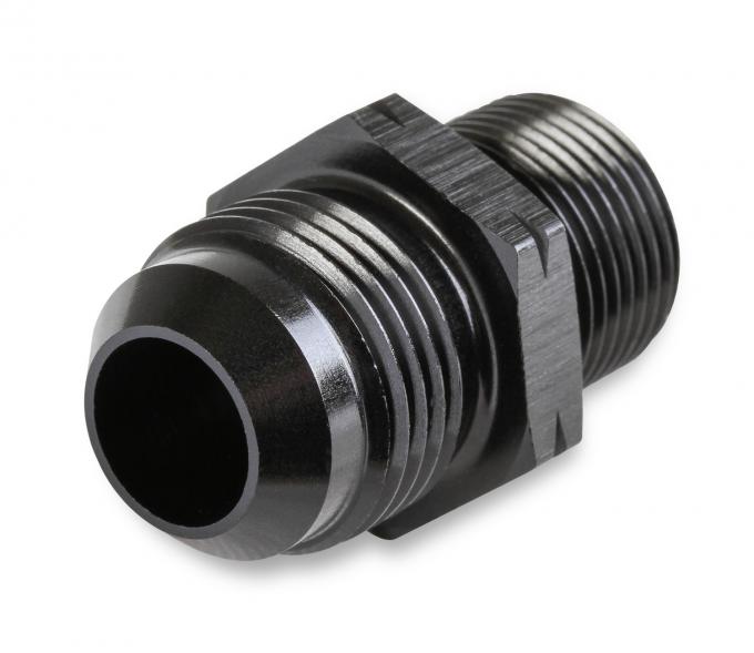 Earl's Straight Male an -12 to 20mm X 1.5, Black AT9919GFLERL
