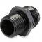 Earl's Straight Male an -12 to 20mm X 1.5, Black AT9919GFLERL