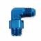 Earl's 90 Degree -6 an Male to 5/8"-18 Inverted Flare Male Swivel 949096ERL