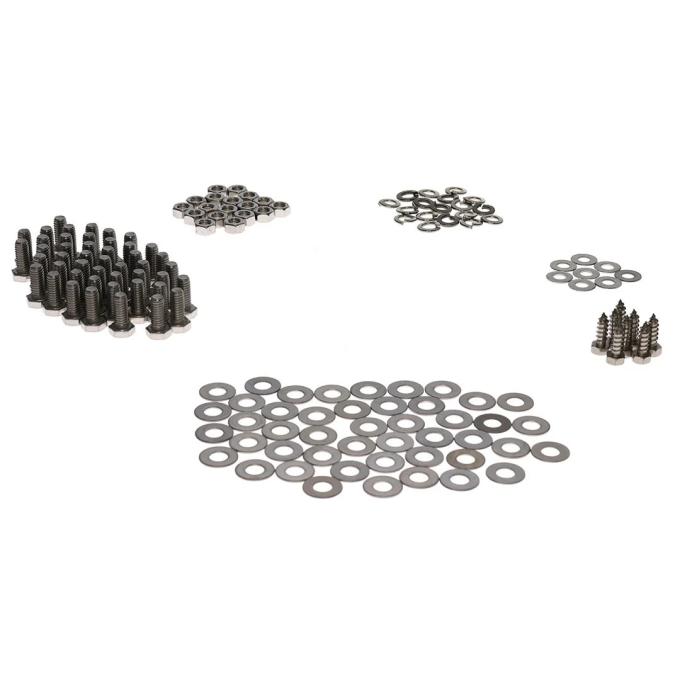 AMD Front Fender and Inner Fender Hardware Kit, 144pcs, Stainless, 47-55 Chevy GMC Truck X203-4047-1S