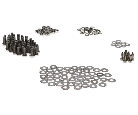 AMD Front Fender and Inner Fender Hardware Kit, 144pcs, Stainless, 47-55 Chevy GMC Truck X203-4047-1S