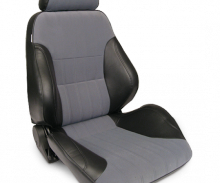 Procar Smoothback Rally Seat, with Headrest, Right, Velour