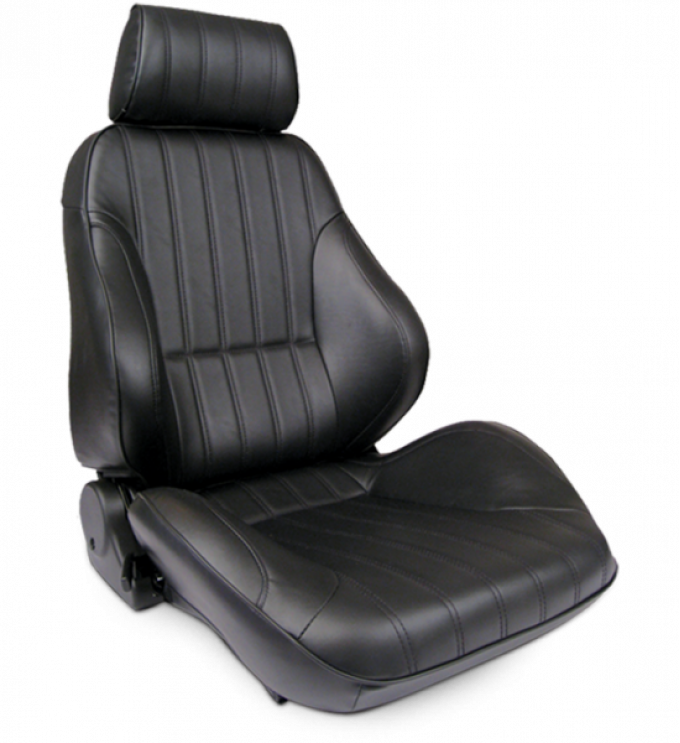 Procar Rally Seat, with Headrest, Right, Black Leather