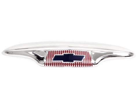 AMD Hood Front Emblem, Blue Bowtie, 54-55 Chevy Pickup Truck Suburban X999-4054-31