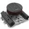 Holley Valve Covers, Vintage Series, Finned, SBC, Satin Black Machined 241-242